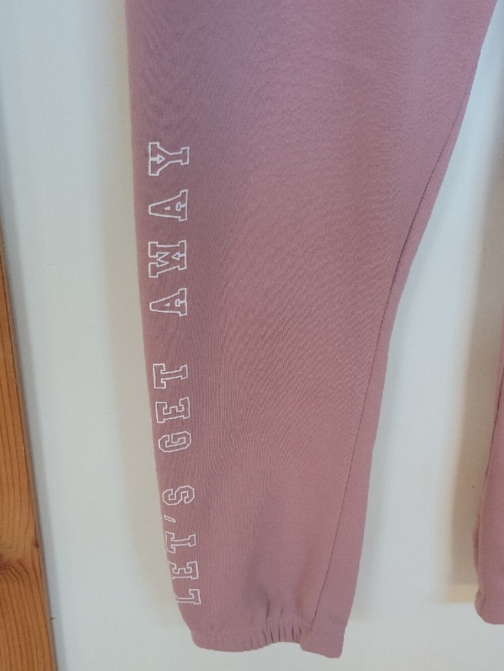 Brooklyn Clothing -  Dusty Pink 'Outdoors' Graphic Jogger Sweatpants - Picture 5 of 5
